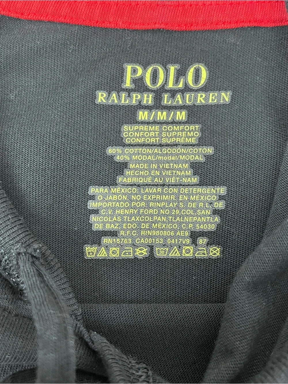 Polo Ralph Lauren Men's Cotton & Modal Lightweight Hooded T-Shirt Size M; Preppy